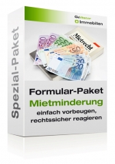 Formular-Paket Mietminderung 2026