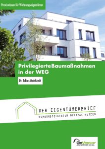 Privilegierte Baumaßnahmen in der WEG